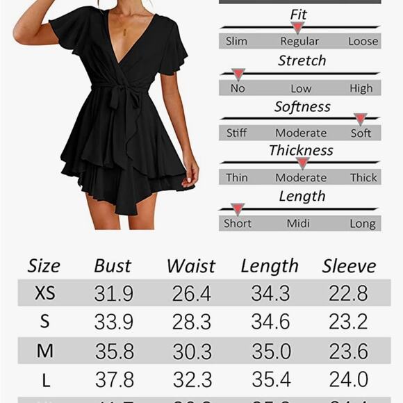 Fall Flowy Green cocktail mini dress with waist tie and ruffle - Picture 4 of 4